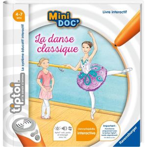 LIVRE INTERACTIF ENFANT tiptoi®, Livre interactif, Mini Doc' La danse classique, 4 ans, 13099021, Ravensburger
