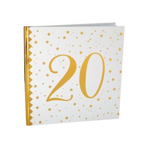 G/én/érique Livre dor Anniversaire 20ans REF//LDOR02 x1