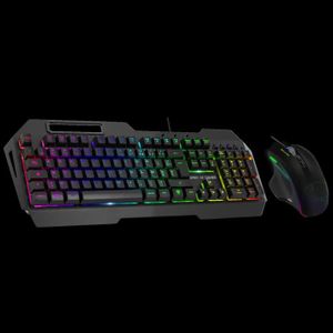 EMPIRE GAMING - Pack 3 en 1 MK800 - Clavier Gaming AZERTY (Layout Français)  RGB 105 Touches 19 Touches Anti-Ghosting - Souris Gamer RGB 2400 DPI 