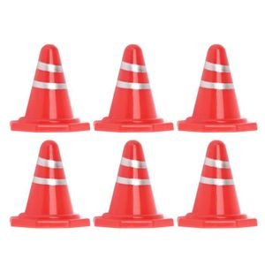 10 PCS PANNEAU De Signalisation Miniature Jouet Barrage Routier