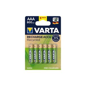 Piles Rechargeables AAA / HR03 800mAh Varta Accu (par 4) - Bestpiles