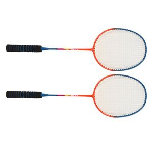 KIT BADMINTON VGEBY ensemble de badminton Ensemble de raquettes de badminton en alliage de fer léger une pièce double raquettes avec sac de