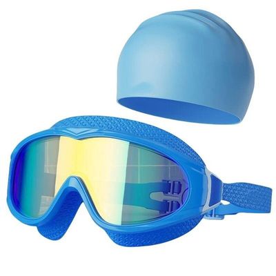Lunettes De Natation Pour Enfants 6-14 Ans - Vision Large, Antibuée, UV, Avec Bouchons D'Oreille Et Pince-Nez