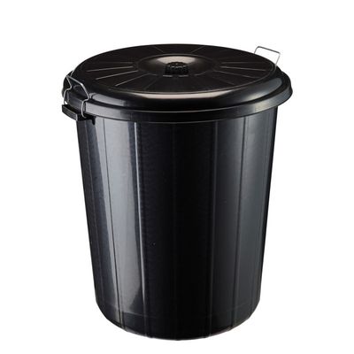 Poubelle 60L MAXCRAFT Acier Avec Fermeture Douce - 2 Compartiments - Neuf