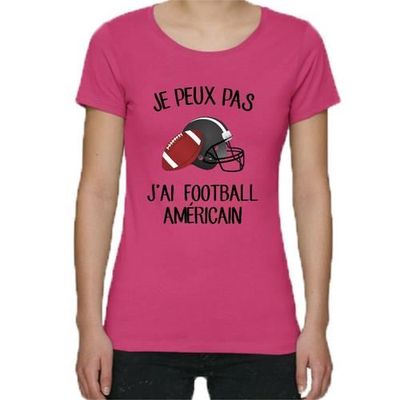Tee shirt football américain femme sales
