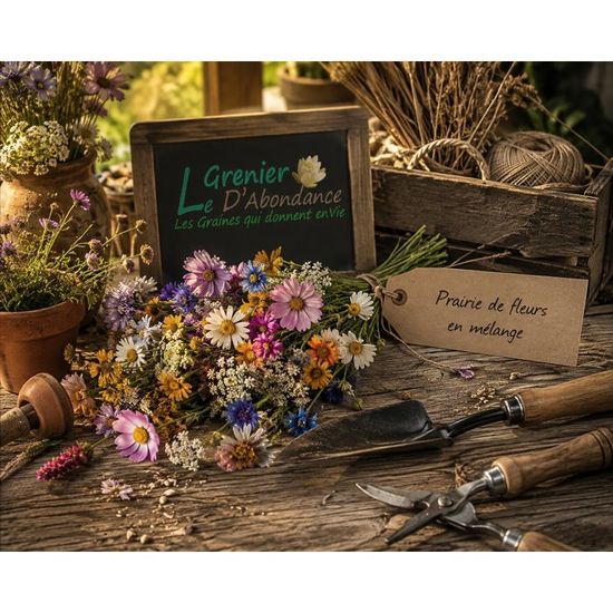 Mélange De Graines Fleurs 'Jour De Fête' - 300 Graines Annuelles Pour Un Jardin Coloré Et Naturel - Facile à Semer