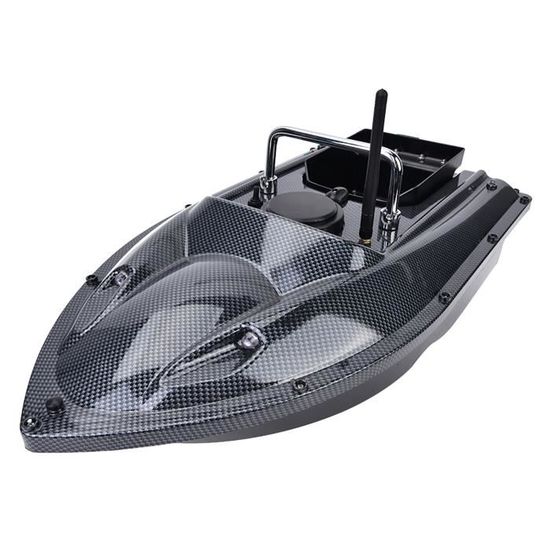 Sondeur De Peche LENJKYYO RC Bateau D'alimentation Télécommandé 500 M Appât De Pêche Sans Fil 1,5 Kg Charge 1,5 Kg Localisateur De Pêche Télécommandé Pour La Pêche De Float Tube Peche