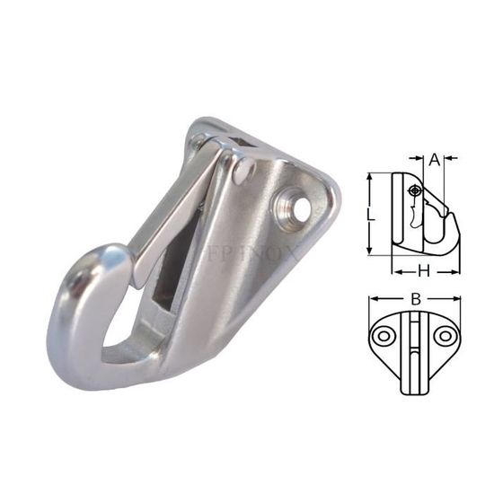 Crochet Inox 316 (A4) - Longueur 100 Mm - Qualité Marine/industrielle - Neuf, Origine France