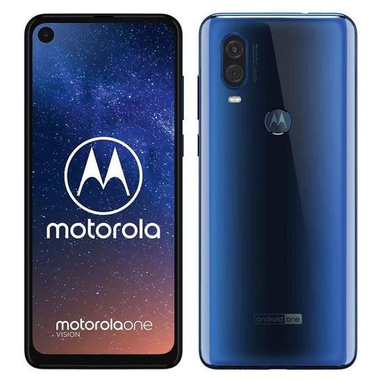 Motorola One Vision (6.3 Pouces, 4Go RAM, 128Go ROM, Double Nano SIM, Android 9.0) Bronze