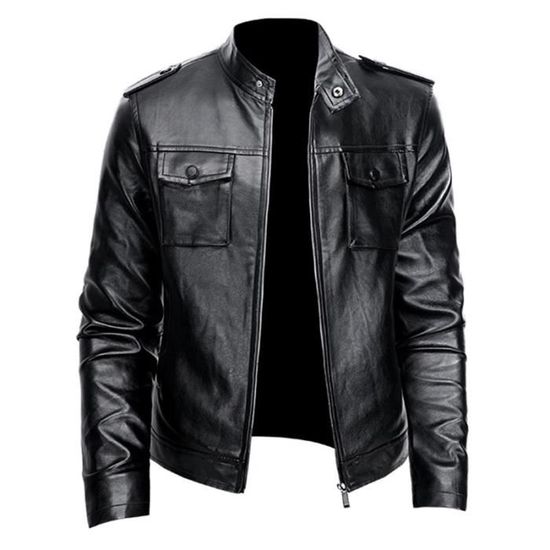 Blouson cuir shop homme aviatrix