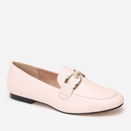 Mocassins Plats Femme Sesto Meucci – Cuir Agneau Beige – Pointure 9M (40 EU) – Neufs