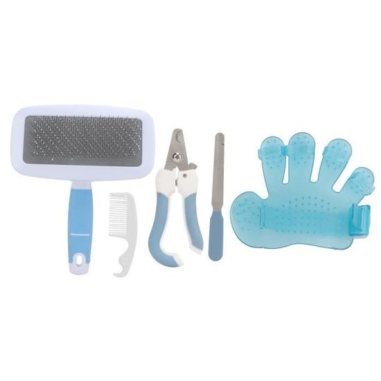 Kit De Toilettage Pour Chevaux Horze 7 Pièces - Coffret Bois Avec Sac Fourre-tout Nylon