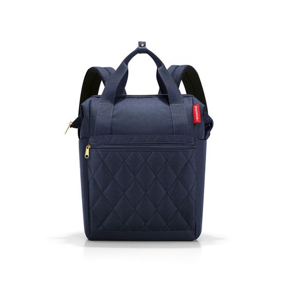 Sac à Dos Reisenthel Allrounder R Large - Tissu Herringbone Bleu Foncé, 23 Litres - Neuf