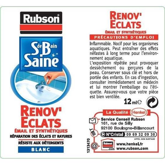 Renov Eclat Salle De Bain Blanc Achat Vente Joint D