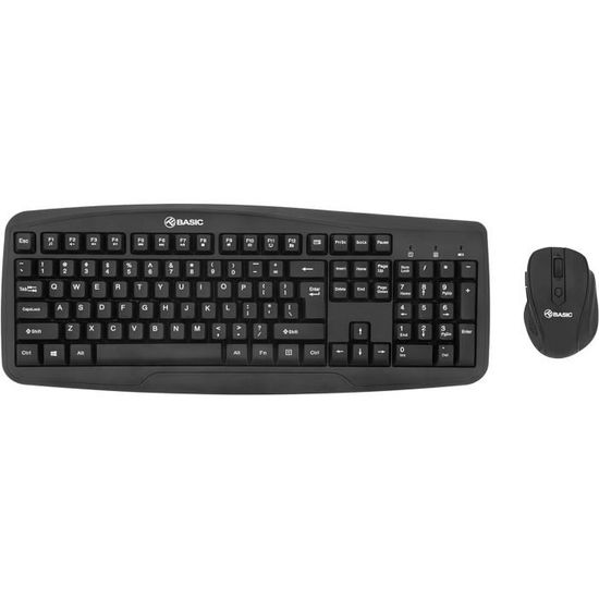 NGS Spell KIT - Kit Clavier et Souris sans Fil, 800/1600