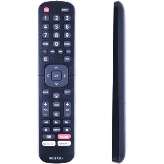 Télécommande Pour TV Hisense 50A7300FTUK Et 50A7320F - Modèle EN2G30H, Neuve Et Compatible