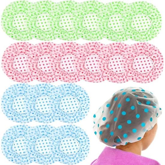 SIVENKE Lot 2 Bonnets De Bain Silicone Enfant 2-8 Ans - Modèles Poissons Et Requins Imperméables