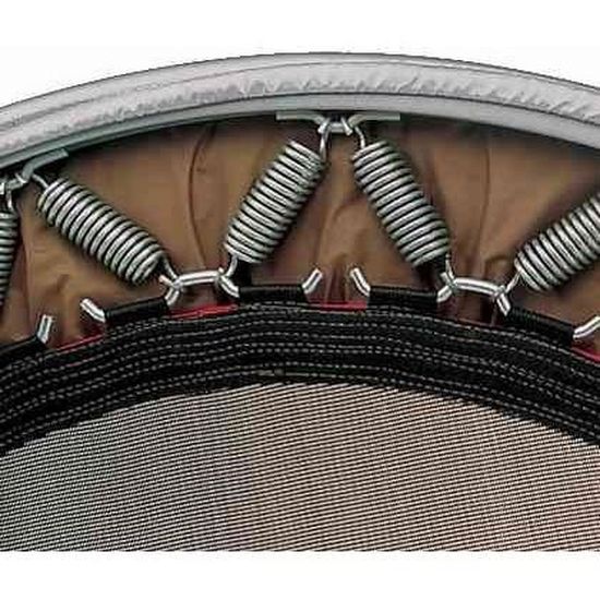 Kit Vis De Fixation Trampoline - 12 Vis + 2 Crochets à Ressort - Acier Galvanisé - Pour Filet De Sécurité
