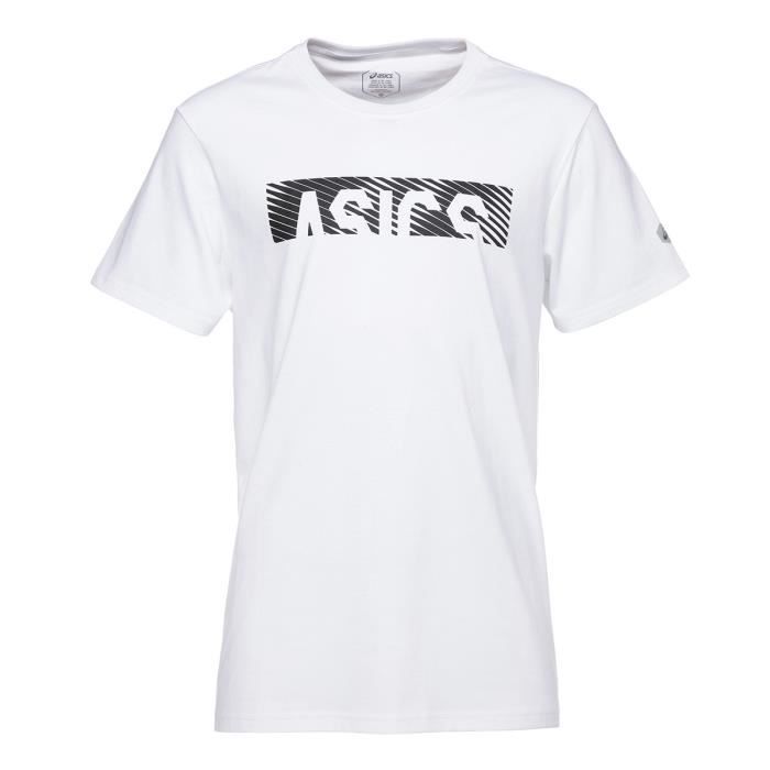 asics t shirt blanche