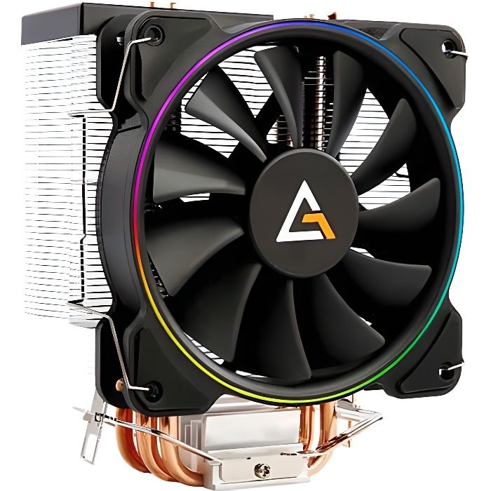 Antec A400 RGB - Ventilateur de processeur à LED RGB (pour Socket Intel 1150/1151/1155/1156/1366/775/2011/2011-3/2066 et AMD