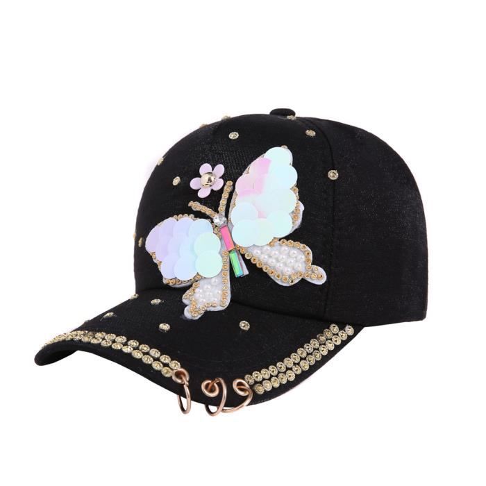 Chapeau de mode Casquette de baseball pour femmes Casquette de courbe de performance réglable Hip Hop avec anneau rt1735