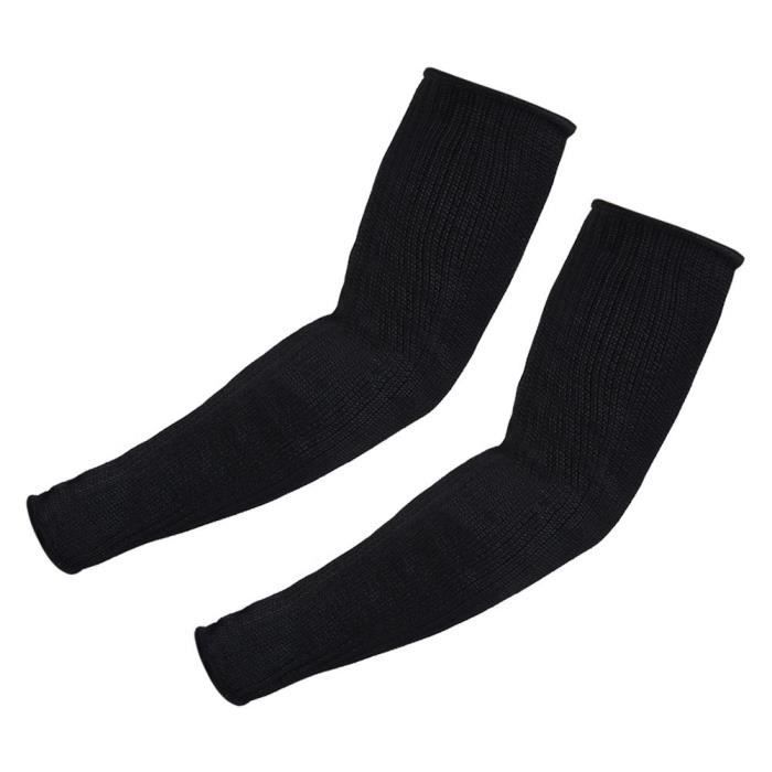 Manchon de protection Brassard en fil d'acier résistant aux coupures avec pour bras Yosoo - Fourmi de protection niveau 5