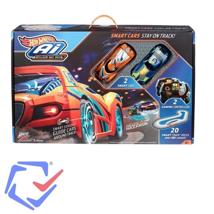 Circuit de course intelligent 2 voitures Hot Wheels AI FBL83