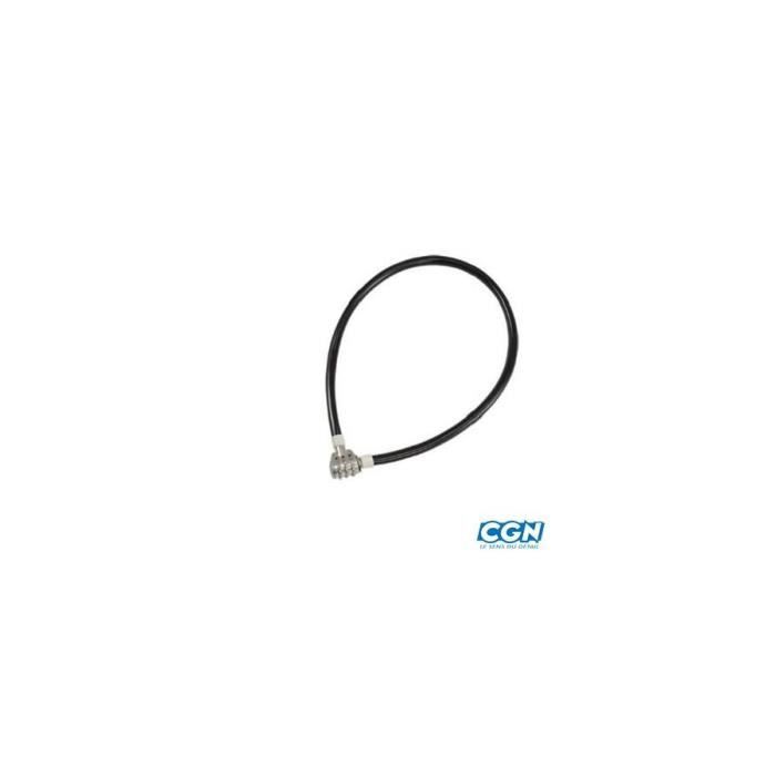 Antivol velo cable a code 55cm