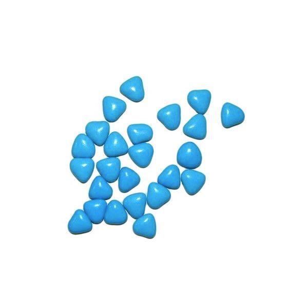 DRAGÉES PETITS COEURS CARAÏBES AU CHOCOLAT 250 G Bleu, turquoise, ciel
