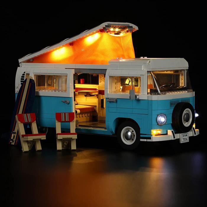 YEABRICKS LED Light pour Lego-10279 Creator Expert Volkswagen T2 Camper Van Modele de Blocs de Construction (Ensemble Lego No