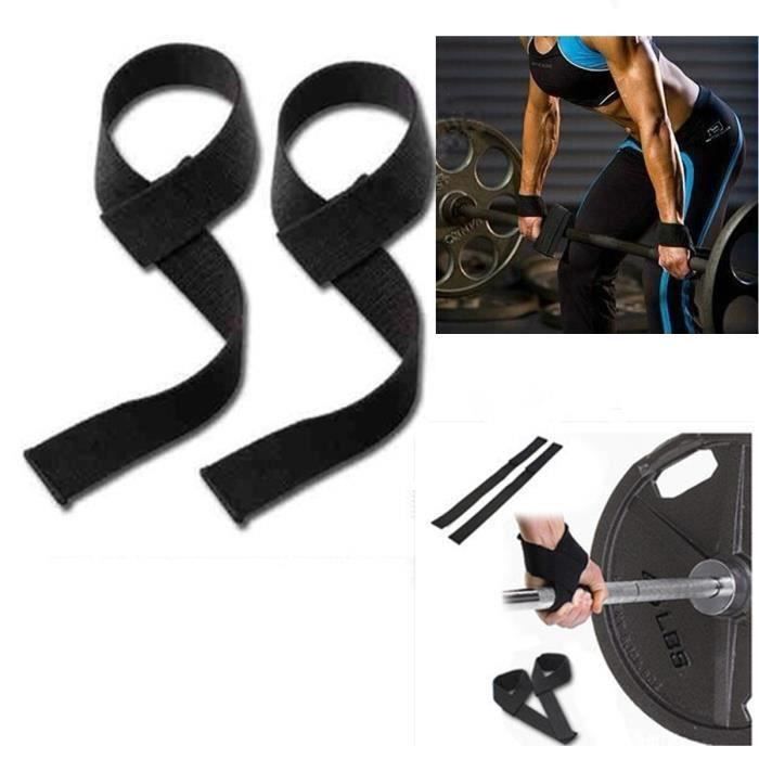 2x Gym Poids Entraînement Haltère haltérophilie poignet bande appoint de Rallye