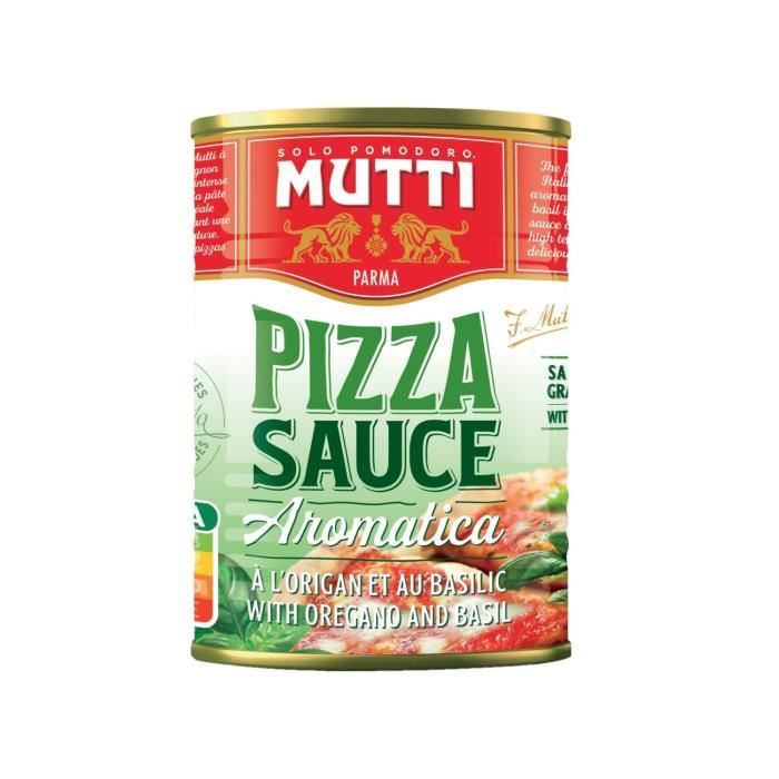 Mutti - Sauce pizza aromatisée - Boîte 400g