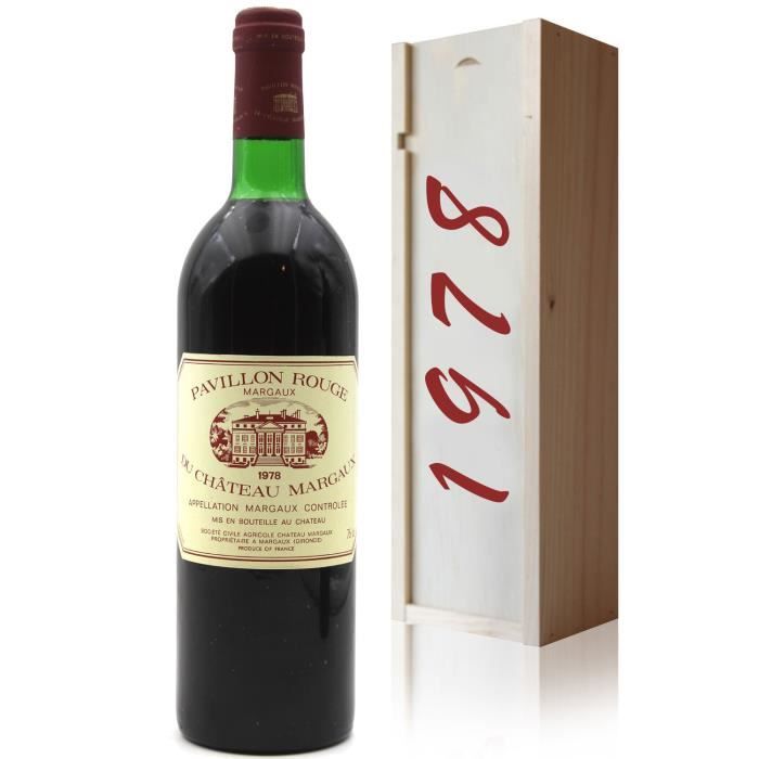 Coffret Château Pavillon Rouge 1978 - 75cl AOC Margaux