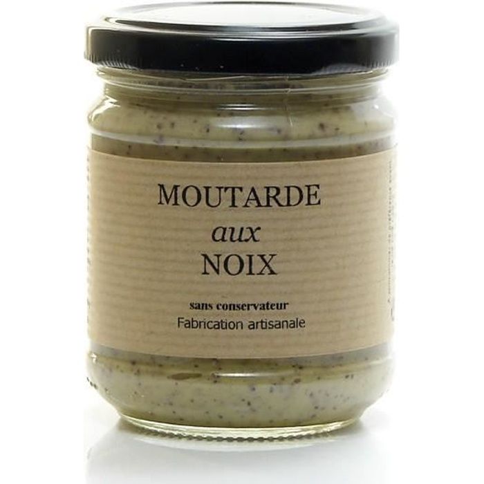 Moutarde Fine au Noix 200g
