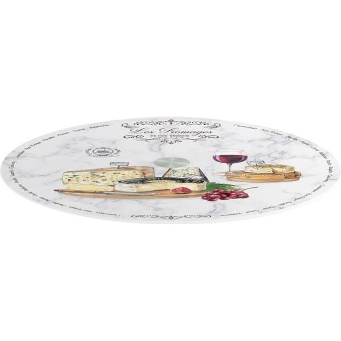 PLATEAU TOURNANT LES FROMAGES DE NOS REGIONS 35 CM -