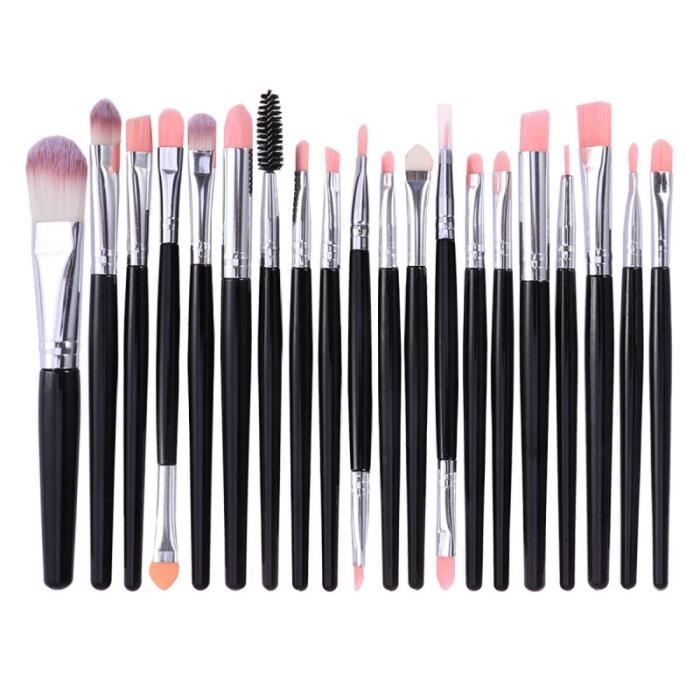 20pcs Makeup Brush Set Professional Face Cosmetic Brushes Kit Tool Toiletry Handle FARD A PAUPIERE - OMBRE A PAUPIERE