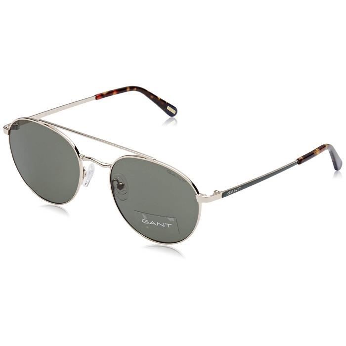 Gant GA7108 Montures de lunettes, Vert (Gold/Green), 53 Homme - GA7108 32N