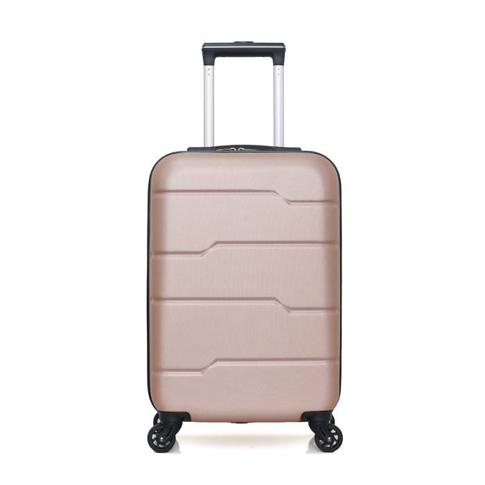 HERO – VALISE CABINE - ABS – 55cm – 4 roues – PAMIR – ROSE DORE