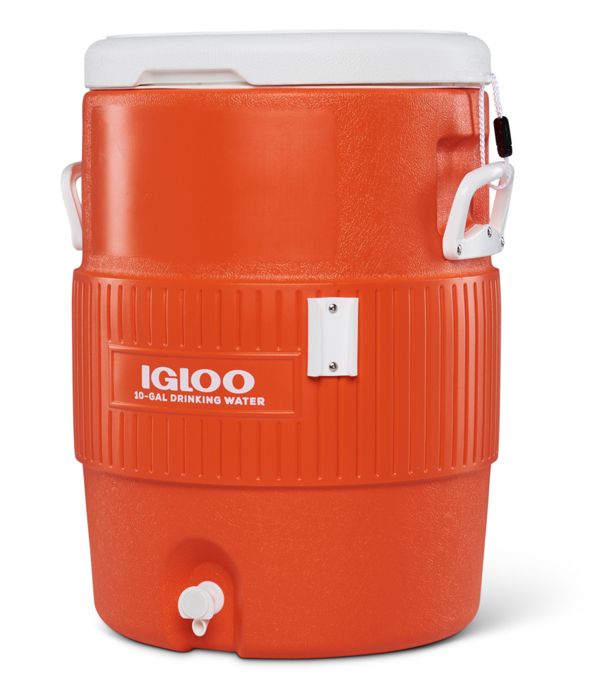 Igloo 10 Gallon Seat Top - Distributeur de Boissons Isotherme - 38 Litre - Orange