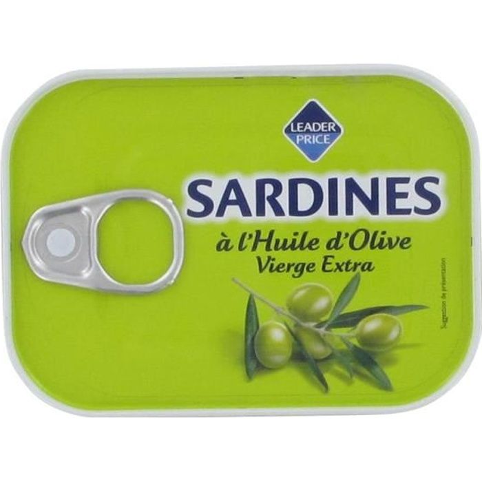 Sardines à l'huile d'olive vierge extra - 115g