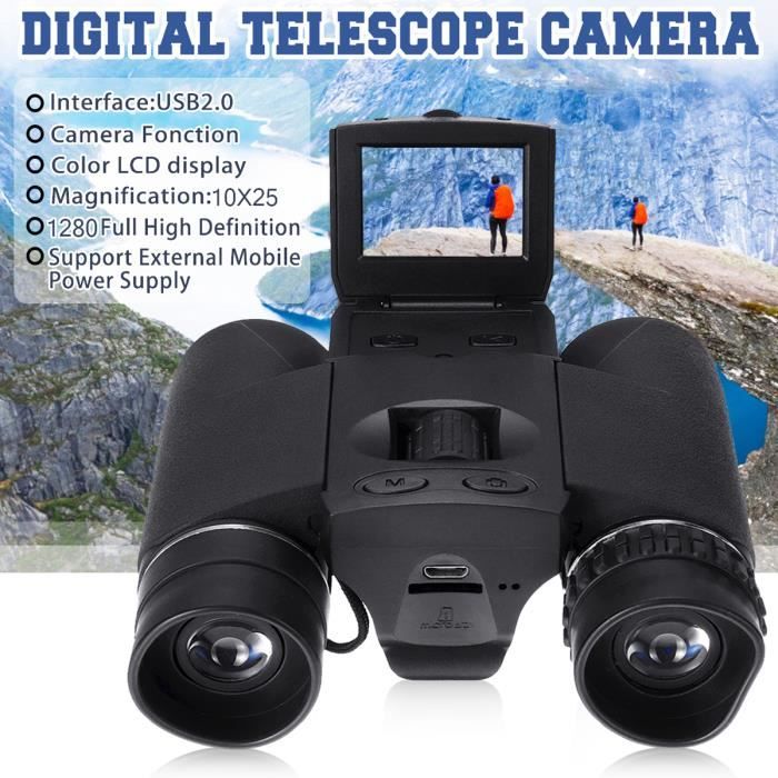NEUFU BD318 12x32 Digital Télescope Jumelles Binoculaire 1080FHD USB Caméra Vidéo