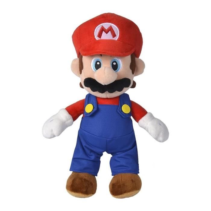 Peluche Super Mario 30 cm Plombier Doudou Classique Licence Enfant