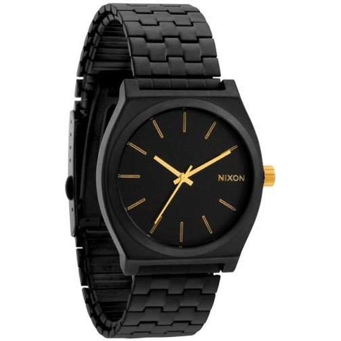 NIXON Time Teller A-045-1041 Noir mat or Montre…