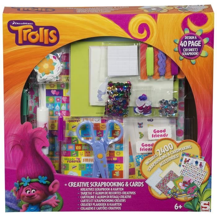 TROLLS Coffret Scrapbooking