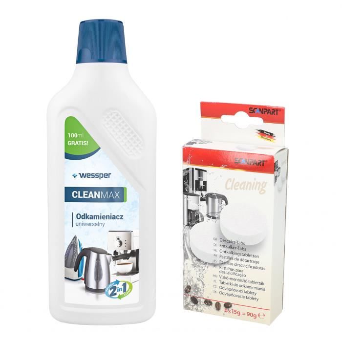 Wessper 2x Détartrants, accessoires pour machine à café Jura Impress XS9 Classic