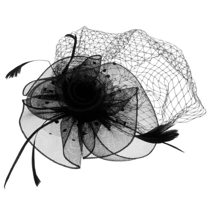 1pc coiffure créative mode plume accessoire de cheveux Net chapeau Photo Performance BANDEAU - SERRE-TETE - HEADBAND - HAIRBAND