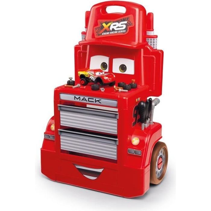SMOBY Cars XRS Servante Mack Truck + Accessoires