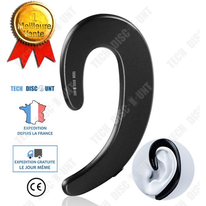 écouteur conduction osseuse Bluetooth oreillette sport sans fil waterproof étanche Apple Android téléphone batterie rechargeable