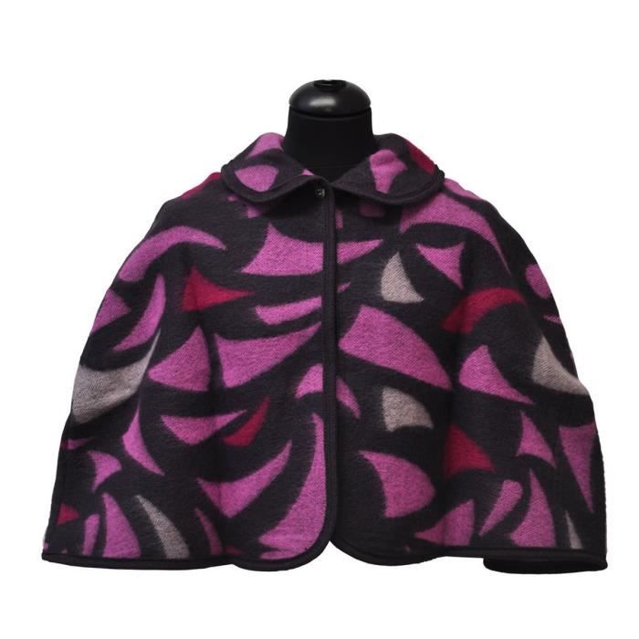 Cape Femme, Fantaisie rose, Poncho