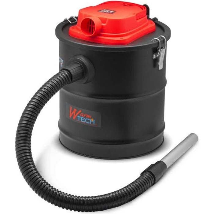 Vide cendres 1200W - 20L - 17Kpa avec soufflerie - Filtre Hepa - Warm Tech